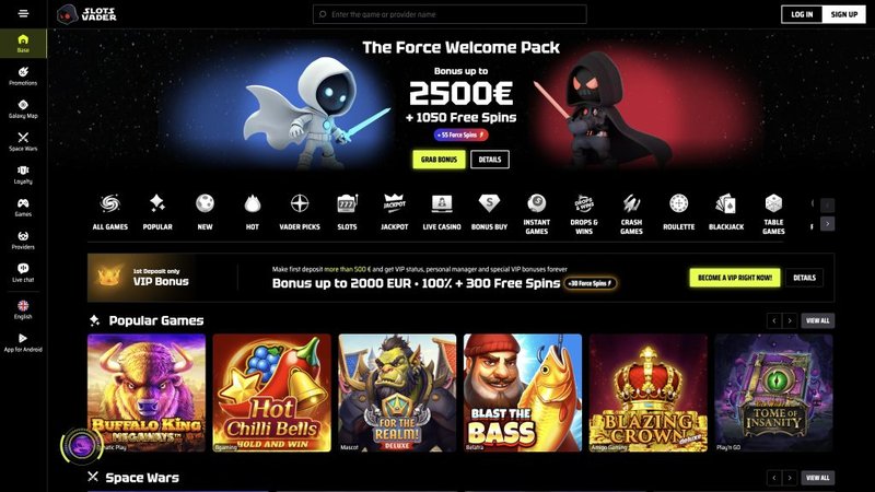 SlotsVader Casino Online Review