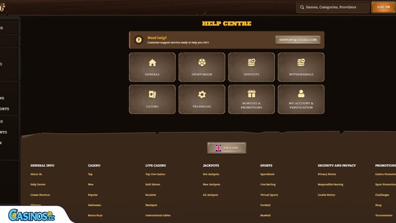 Lizaro casino in United Kingdom